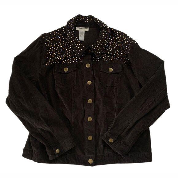 Cathy Daniels Womens Jeans Jacket Large - Picture 5 of 6